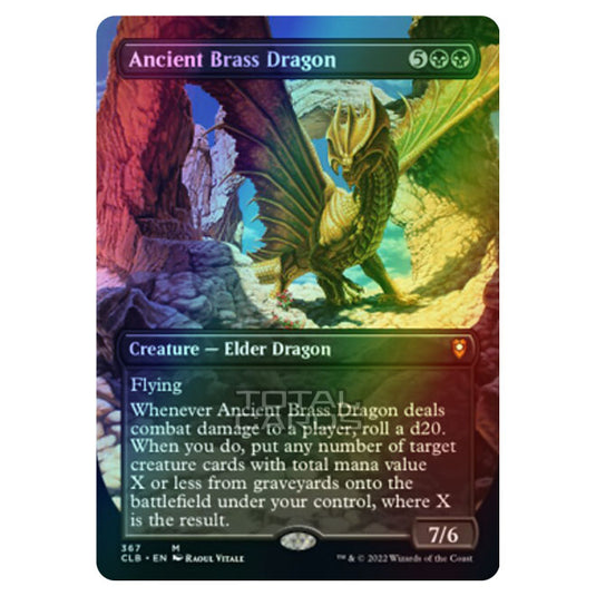 Magic The Gathering - Commander Legends - Battle for Baldur's Gate - Ancient Brass Dragon - 367/361 (Foil)