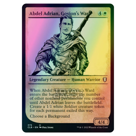Magic The Gathering - Commander Legends - Battle for Baldur's Gate - Abdel Adrian, Gorion's Ward - 375/361 (Foil)