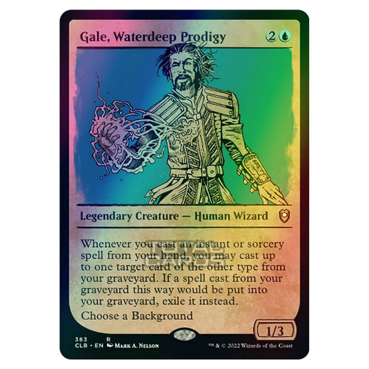 Magic The Gathering - Commander Legends - Battle for Baldur's Gate - Gale, Waterdeep Prodigy - 383/361 (Foil)