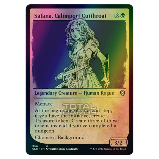 Magic The Gathering - Commander Legends - Battle for Baldur's Gate - Safana, Calimport Cutthroat - 390/361 (Foil)