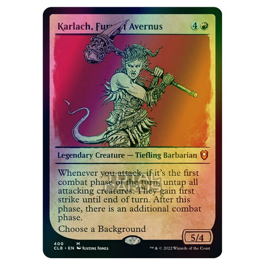 Magic The Gathering - Commander Legends - Battle for Baldur's Gate - Karlach, Fury of Avernus - 400/361 (Foil)