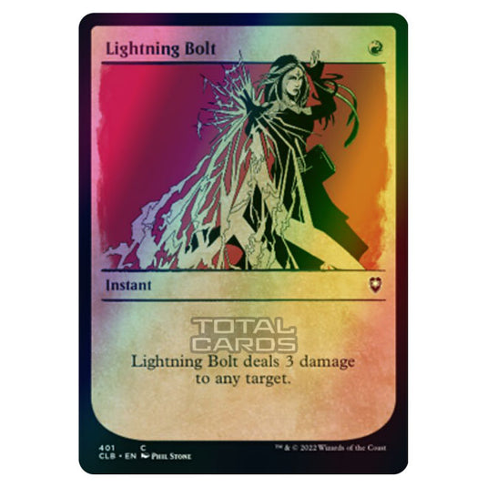 Magic The Gathering - Commander Legends - Battle for Baldur's Gate - Lightning Bolt - 401/361 (Foil)