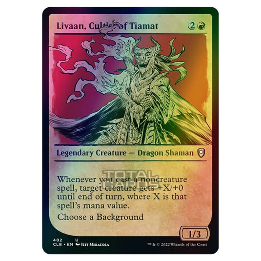 Magic The Gathering - Commander Legends - Battle for Baldur's Gate - Livaan, Cultist of Tiamat - 402/361 (Foil)