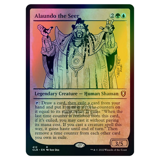 Magic The Gathering - Commander Legends - Battle for Baldur's Gate - Alaundo the Seer - 412/361 (Foil)