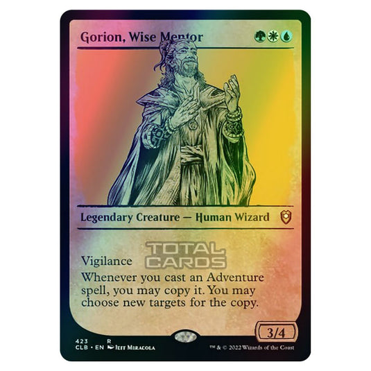Magic The Gathering - Commander Legends - Battle for Baldur's Gate - Gorion, Wise Mentor - 423/361 (Foil)