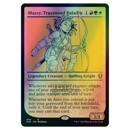 Magic The Gathering - Commander Legends - Battle for Baldur's Gate - Mazzy, Truesword Paladin - 430/361 (Foil)