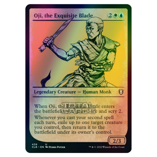 Magic The Gathering - Commander Legends - Battle for Baldur's Gate - Oji, the Exquisite Blade - 436/361 (Foil)