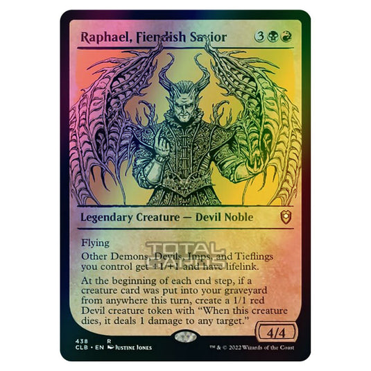 Magic The Gathering - Commander Legends - Battle for Baldur's Gate - Raphael, Fiendish Savior - 438/361 (Foil)