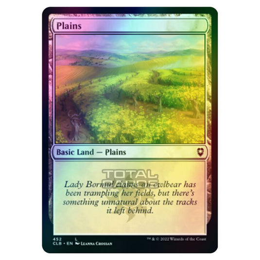 Magic The Gathering - Commander Legends - Battle for Baldur's Gate - Plains - 452/361 (Foil)