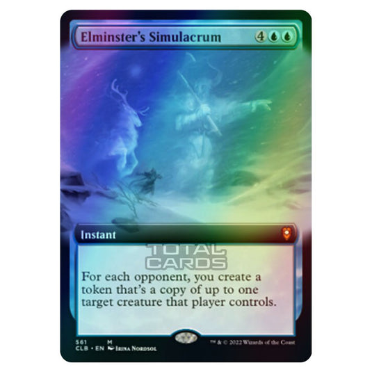 Magic The Gathering - Commander Legends - Battle for Baldur's Gate - Elminster's Simulacrum - 561/361 (Foil)