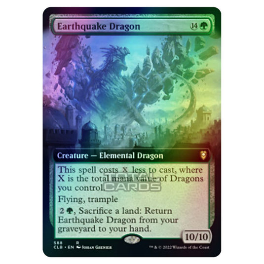 Magic The Gathering - Commander Legends - Battle for Baldur's Gate - Earthquake Dragon - 588/361 (Foil)