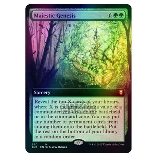 Magic The Gathering - Commander Legends - Battle for Baldur's Gate - Majestic Genesis - 590/361 (Foil)