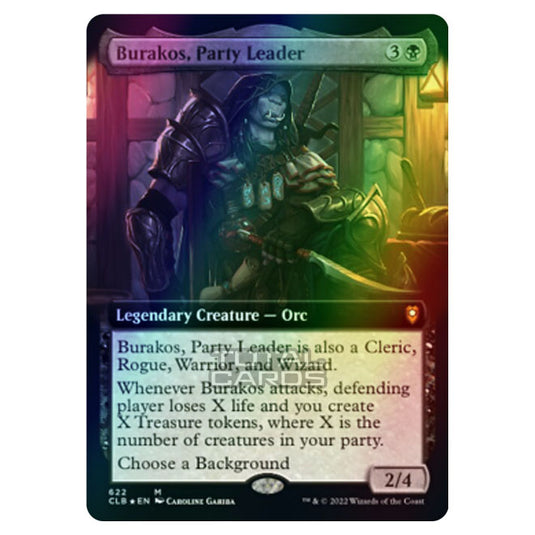 Magic The Gathering - Commander Legends - Battle for Baldur's Gate - Burakos, Party Leader - 622/361 (Foil)