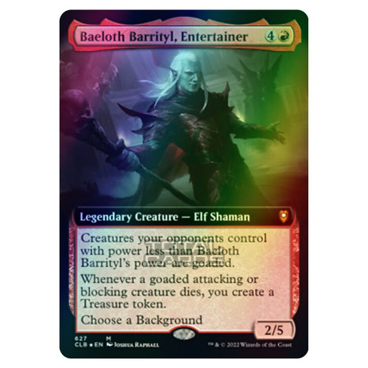 Magic The Gathering - Commander Legends - Battle for Baldur's Gate - Baeloth Barrityl, Entertainer - 627/361 (Foil)
