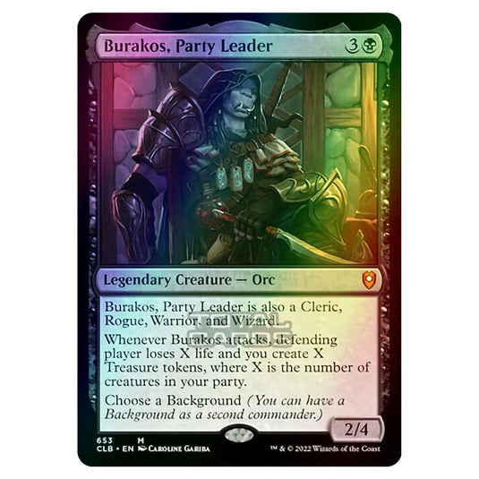 Magic The Gathering - Commander Legends - Battle for Baldur's Gate - Burakos, Party Leader - 653/361 (Foil)