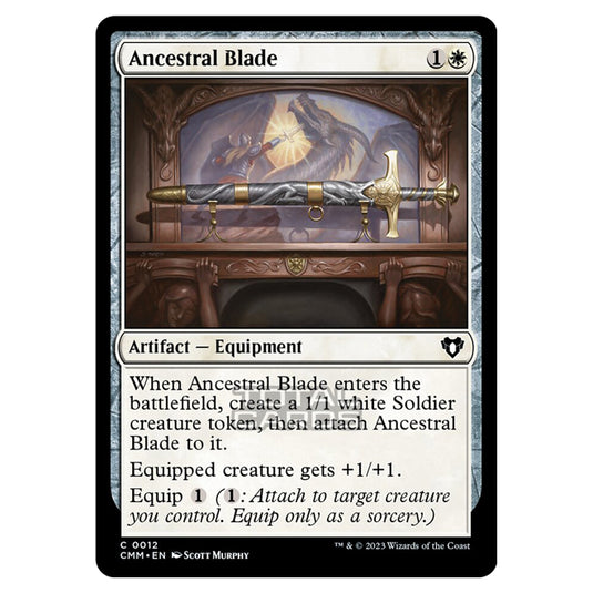Magic The Gathering - Commander Masters - Ancestral Blade - 0012