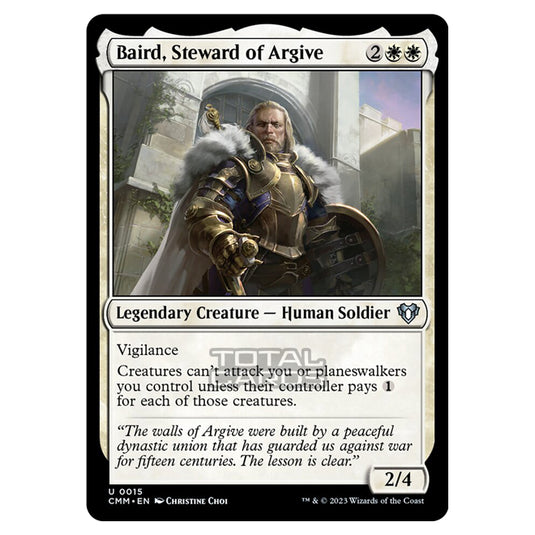Magic The Gathering - Commander Masters - Baird, Steward of Argive - 0015