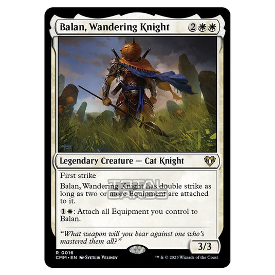 Magic The Gathering - Commander Masters - Balan, Wandering Knight - 0016