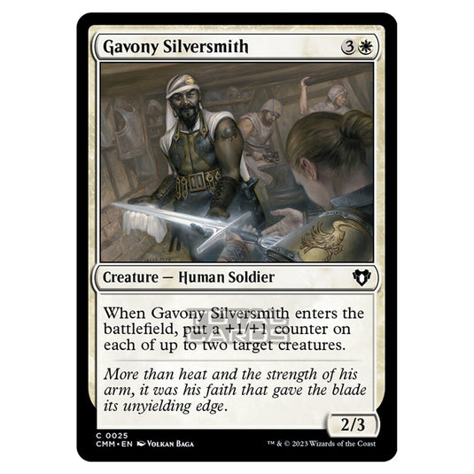 Magic The Gathering - Commander Masters - Gavony Silversmith - 0025