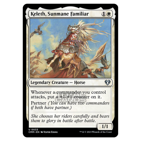 Magic The Gathering - Commander Masters - Keleth, Sunmane Familiar - 0033