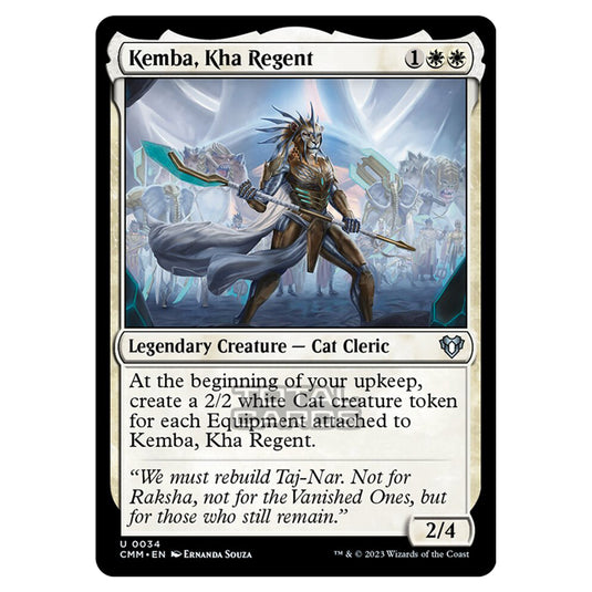 Magic The Gathering - Commander Masters - Kemba, Kha Regent - 0034