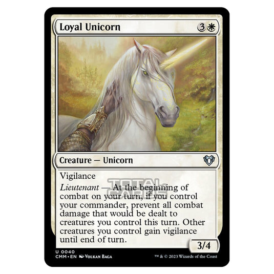 Magic The Gathering - Commander Masters - Loyal Unicorn - 0040