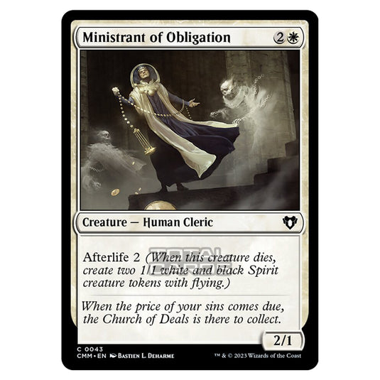 Magic The Gathering - Commander Masters - Ministrant of Obligation - 0043