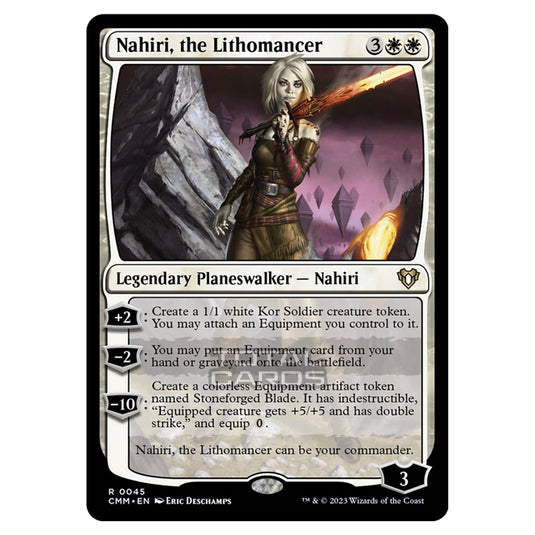 Magic The Gathering - Commander Masters - Nahiri, the Lithomancer - 0045