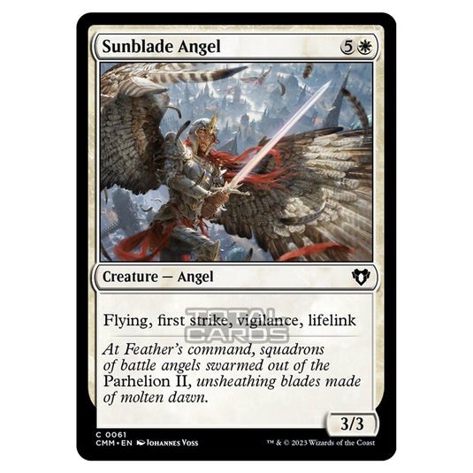 Magic The Gathering - Commander Masters - Sunblade Angel - 0061