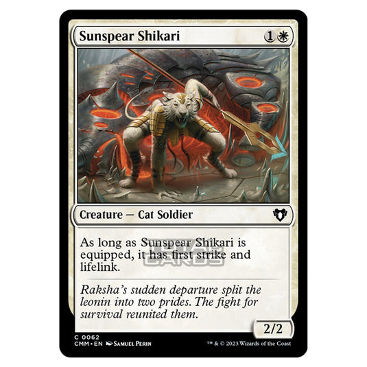 Magic The Gathering - Commander Masters - Sunspear Shikari - 0062