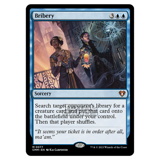 Magic The Gathering - Commander Masters - Bribery - 0077