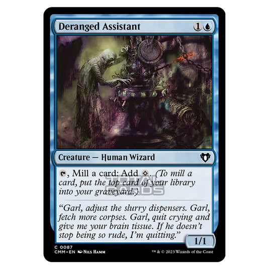 Magic The Gathering - Commander Masters - Deranged Assistant - 0087