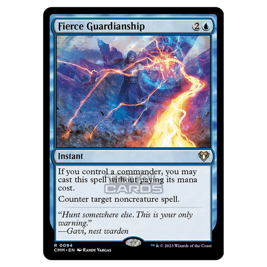 Magic The Gathering - Commander Masters - Fierce Guardianship - 0094