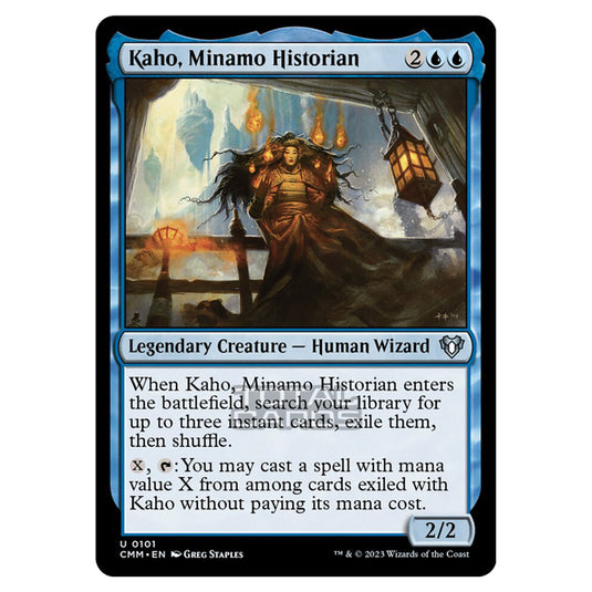 Magic The Gathering - Commander Masters - Kaho, Minamo Historian - 0101