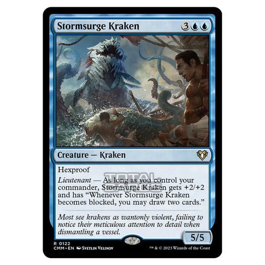 Magic The Gathering - Commander Masters - Stormsurge Kraken - 0122