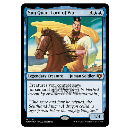 Magic The Gathering - Commander Masters - Sun Quan, Lord of Wu - 0123