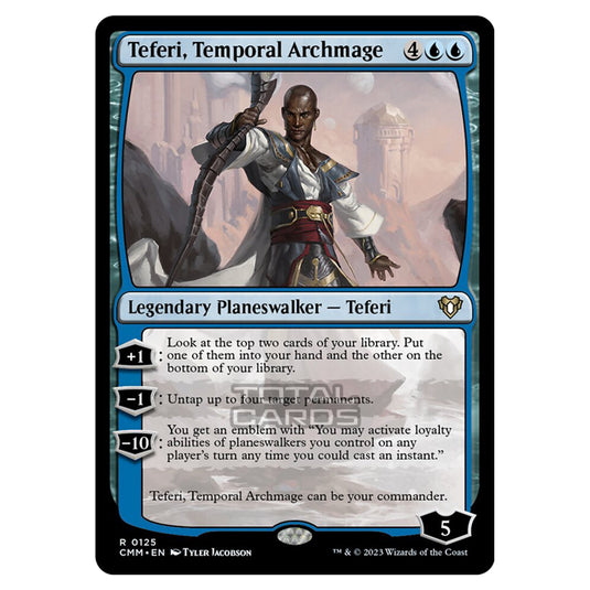 Magic The Gathering - Commander Masters - Teferi, Temporal Archmage - 0125