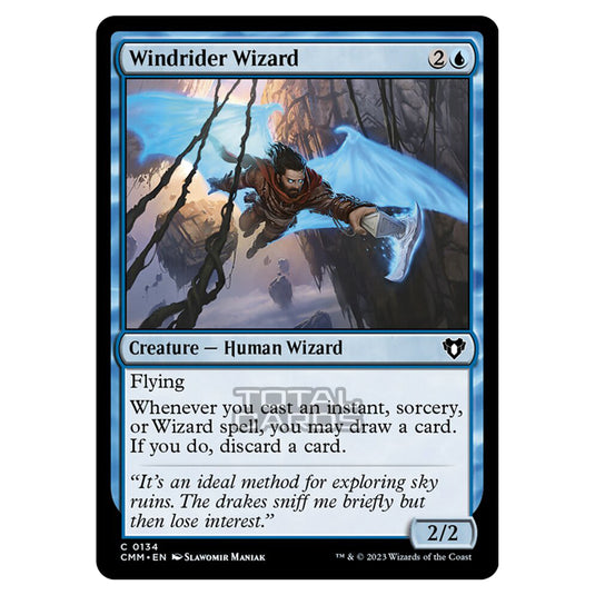 Magic The Gathering - Commander Masters - Windrider Wizard - 0134