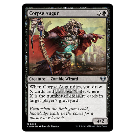 Magic The Gathering - Commander Masters - Corpse Augur - 0145