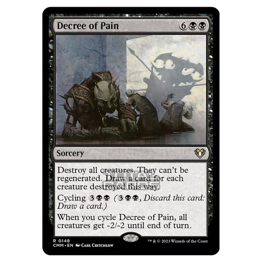 Magic The Gathering - Commander Masters - Decree of Pain - 0148