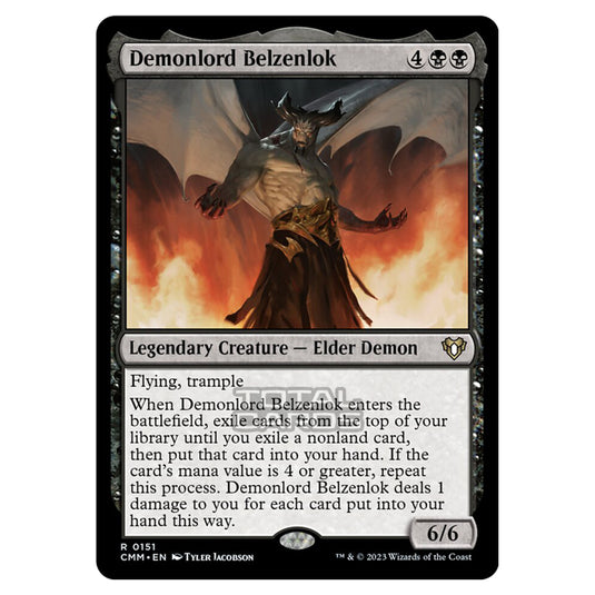 Magic The Gathering - Commander Masters - Demonlord Belzenlok - 0151