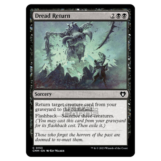 Magic The Gathering - Commander Masters - Dread Return - 0153