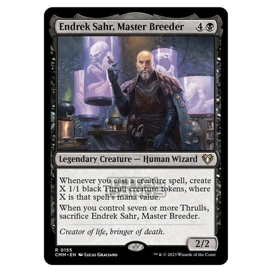 Magic The Gathering - Commander Masters - Endrek Sahr, Master Breeder - 0155