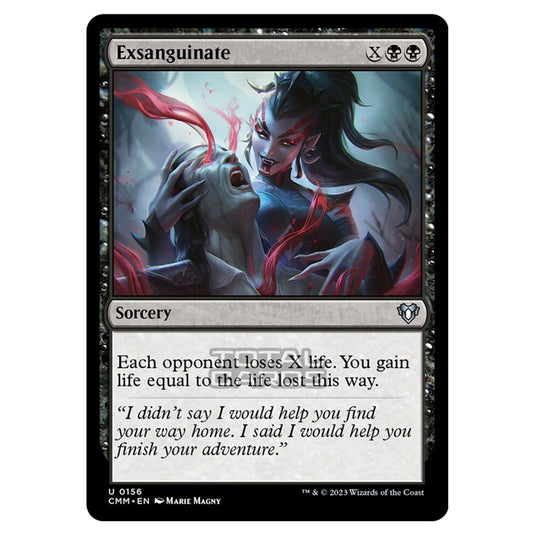 Magic The Gathering - Commander Masters - Exsanguinate - 0156