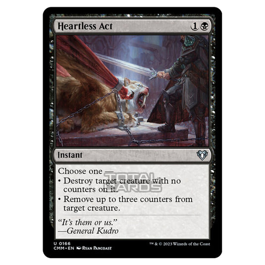 Magic The Gathering - Commander Masters - Heartless Act - 0166