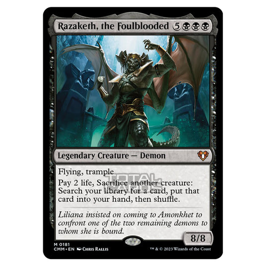 Magic The Gathering - Commander Masters - Razaketh, the Foulblooded - 0181