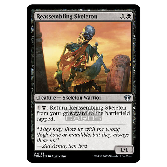 Magic The Gathering - Commander Masters - Reassembling Skeleton - 0183