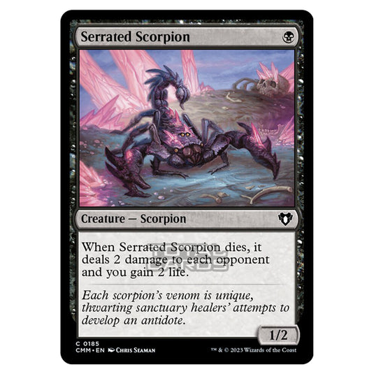 Magic The Gathering - Commander Masters - Serrated Scorpion - 0185