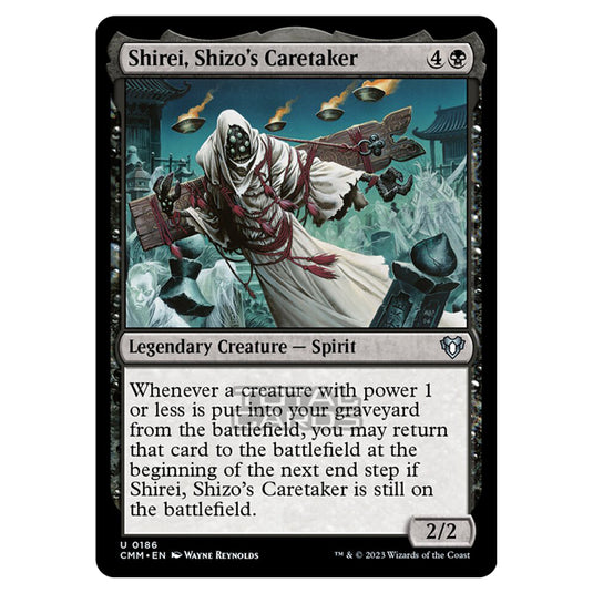 Magic The Gathering - Commander Masters - Shirei, Shizo's Caretaker - 0186