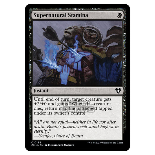 Magic The Gathering - Commander Masters - Supernatural Stamina - 0188